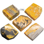 Bumblebee Jasper Polished Slabs (1 Kilogram) Size 2 to 4 Inches Bulk Wholesale Lot Crystals - New Age Realms