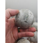 1 Each Natural Golden Pyrite & Jasper Crystal Sphere Ball Polished 55mm + - New Age Realms