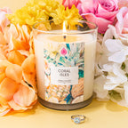 Coral Isles 18oz Mystery Jewelry Candle - New Age Realms