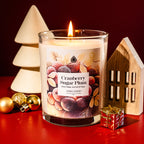 Cranberry Sugar Plum 18oz Mystery Jewelry Candle - New Age Realms