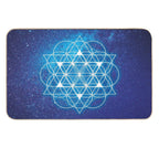 Sacred Geometry  Dirt-Trapping Bath Mat