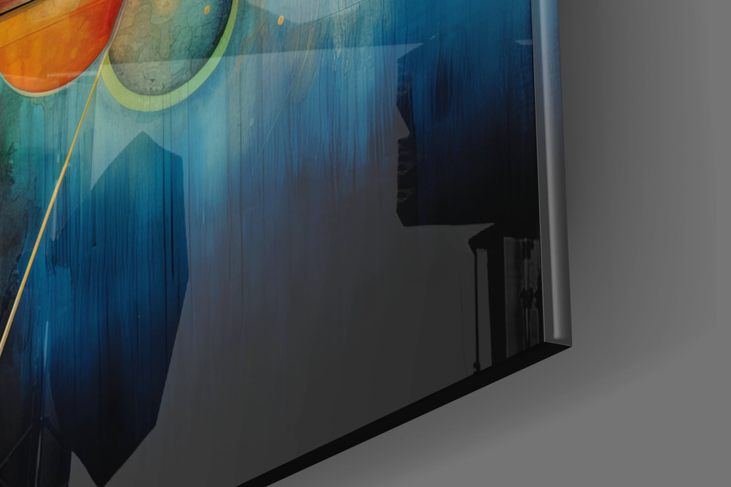 Sacred Geometry Glass Harmony of Shapes Wall Art