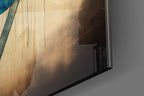 Sacred Geometry Glass Triangles Wall Art