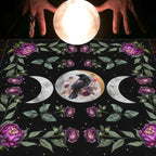 Tarot Moon and Sun Tree Tablecloth - New Age Realms