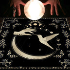 Tarot Moon and Sun Tree Tablecloth - New Age Realms