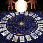Tarot Moon and Sun Tree Tablecloth - New Age Realms