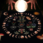 Tarot Moon and Sun Tree Tablecloth - New Age Realms