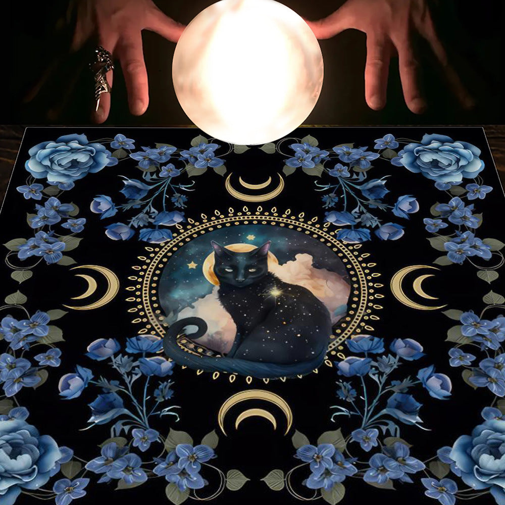 Tarot Moon and Sun Tree Tablecloth - New Age Realms