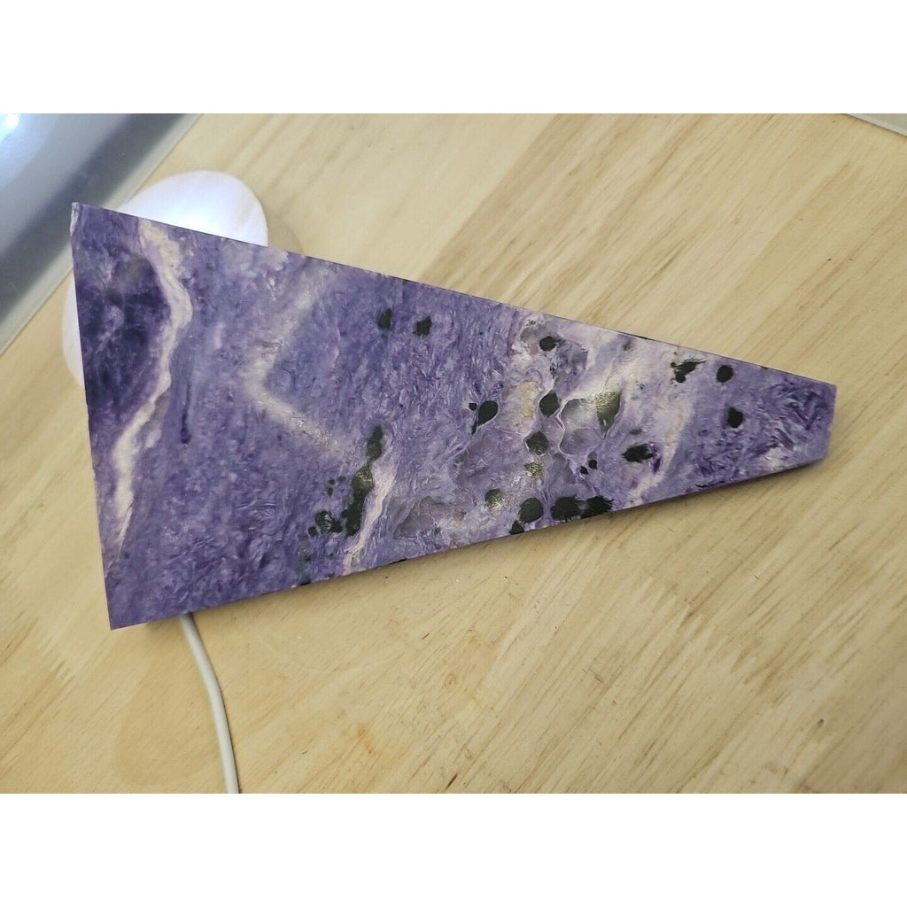 Rare Purple Charoite Crystal Slices — 300g from Russia | CrystalCloud Company