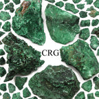 Fibrous Malachite Mixed Sizes Bulk Wholesale Lot Raw Crystals Minerals Gemstones - New Age Realms