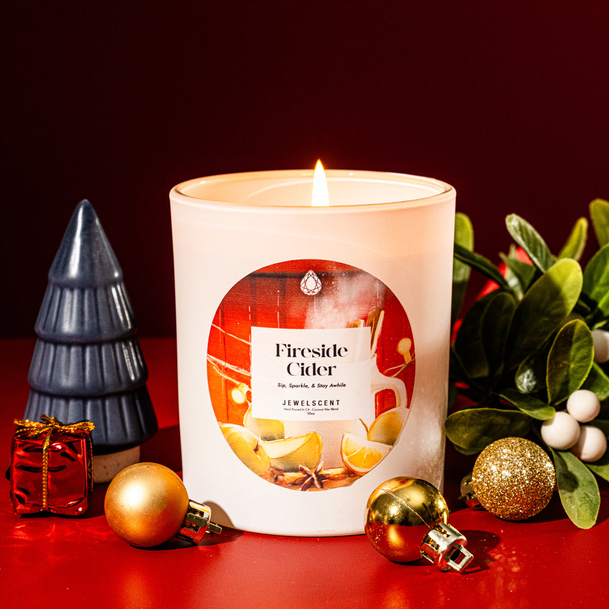Fireside Cider 10oz Mystery Jewelry Candle - New Age Realms