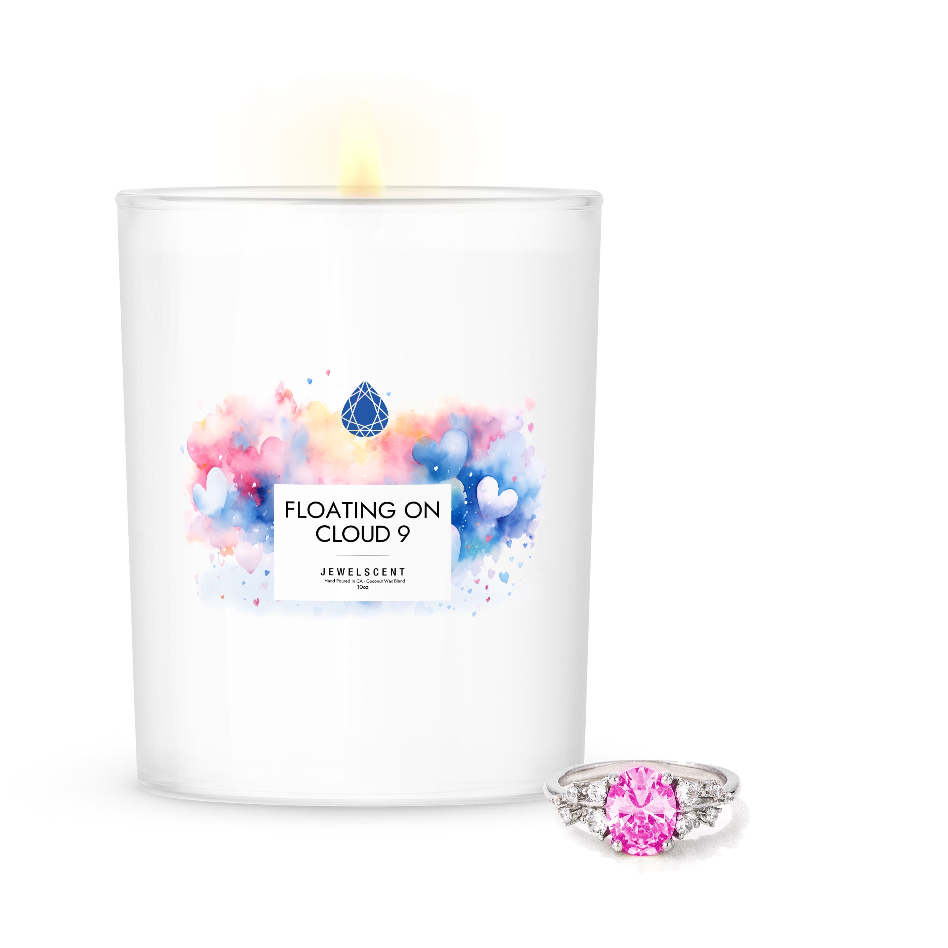 Floating On Cloud 9 18oz Mystery Jewelry Candle - New Age Realms