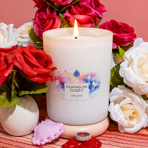 Floating On Cloud 9 18oz Mystery Jewelry Candle - New Age Realms