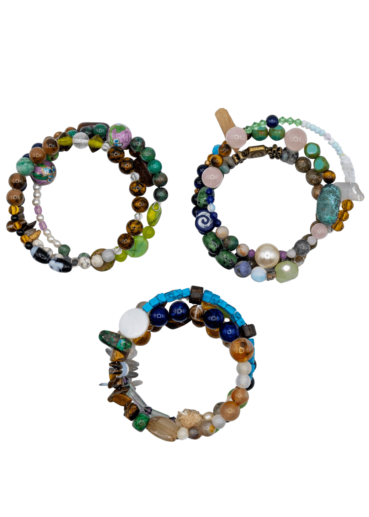 Handmade Beaded Wrap Bracelets - New Age Realms