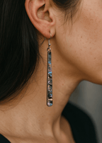 Hanging Abalone Shell Earrings - New Age Realms