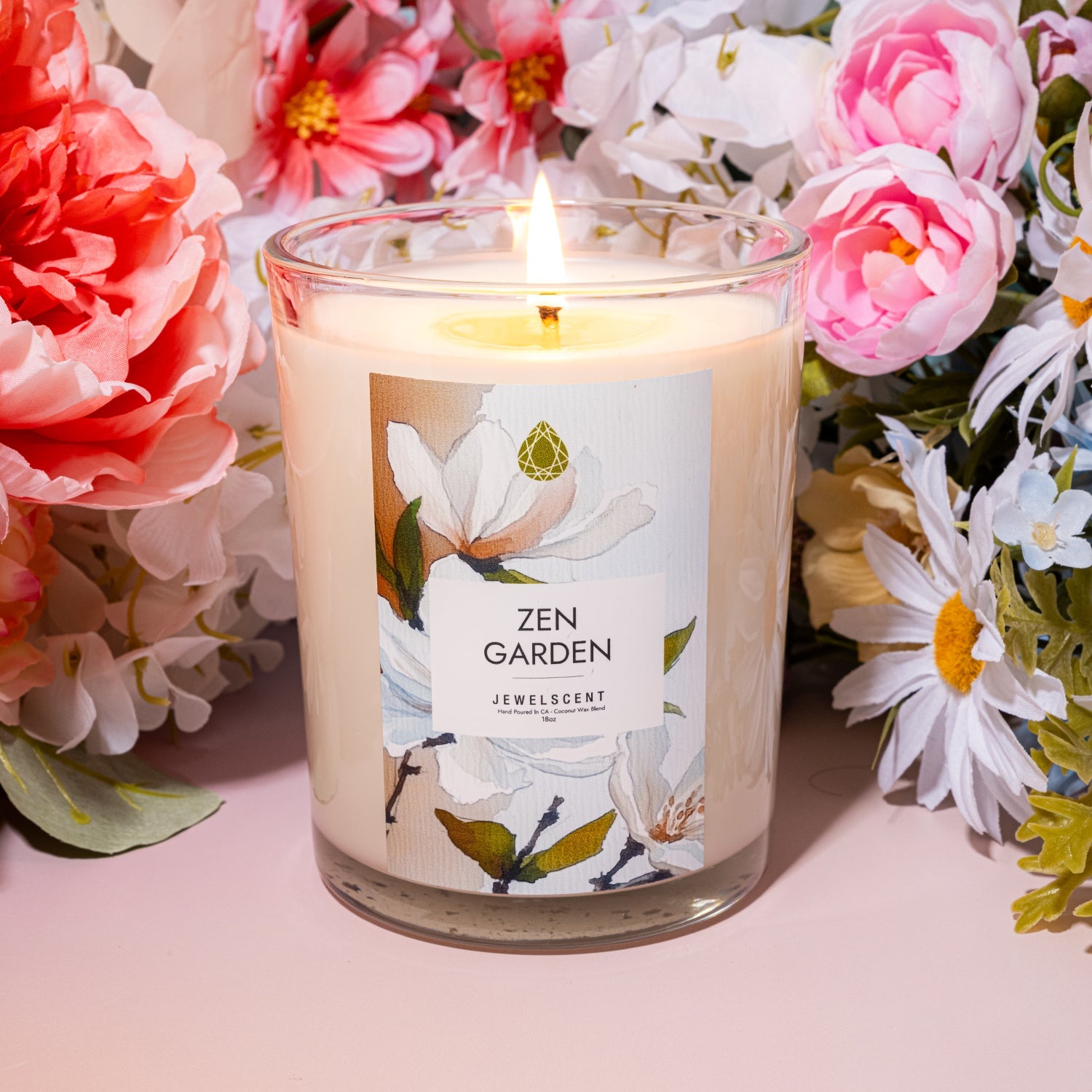 Zen Garden 18oz Mystery Jewelry Candle - New Age Realms
