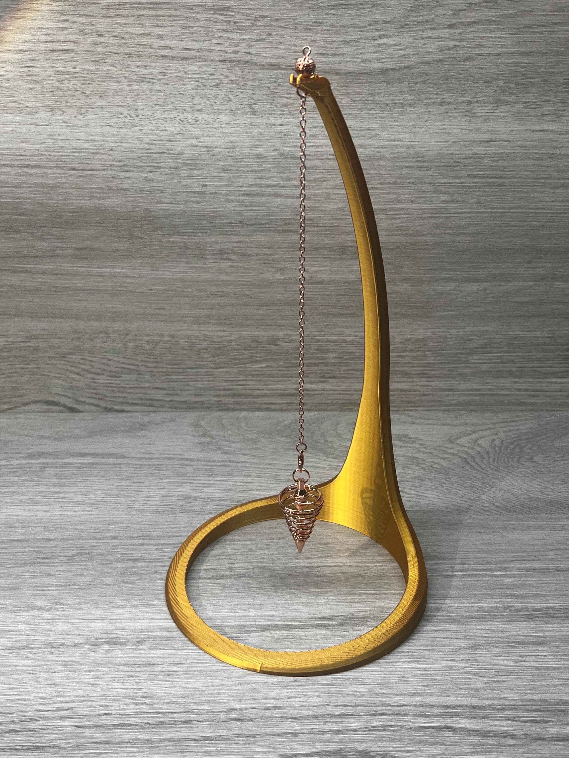 Open Contemporary Pendulum Stand (3D Printed PLA Plastic)