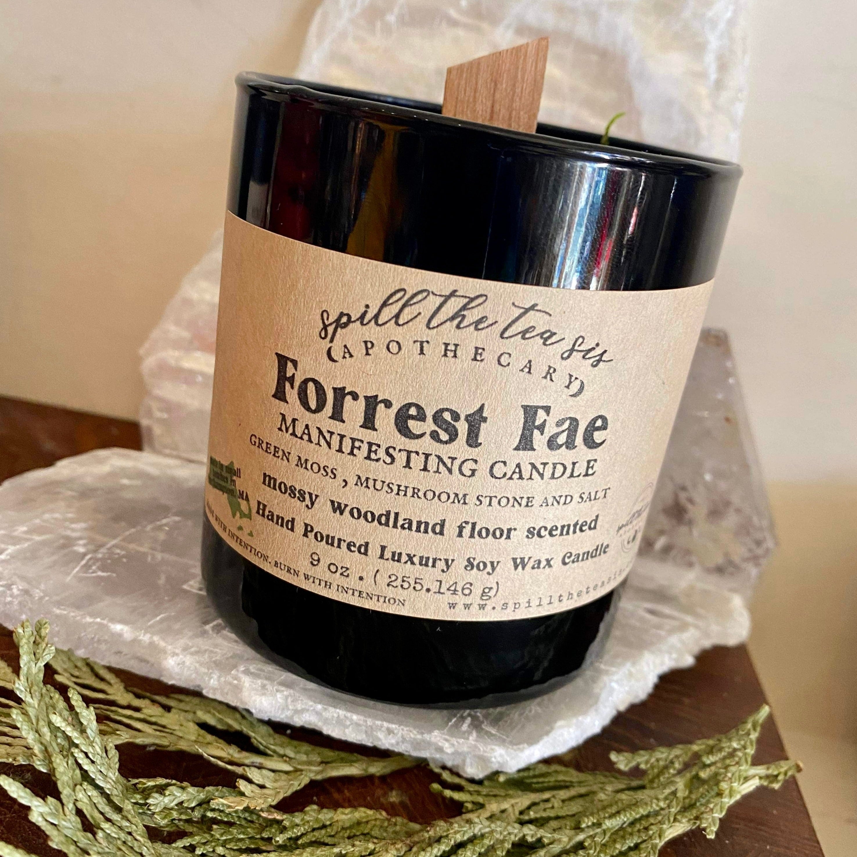 Vela Forest Fae | Vela de Cera de Soja con Magia de Hadas e Intención del Bosque