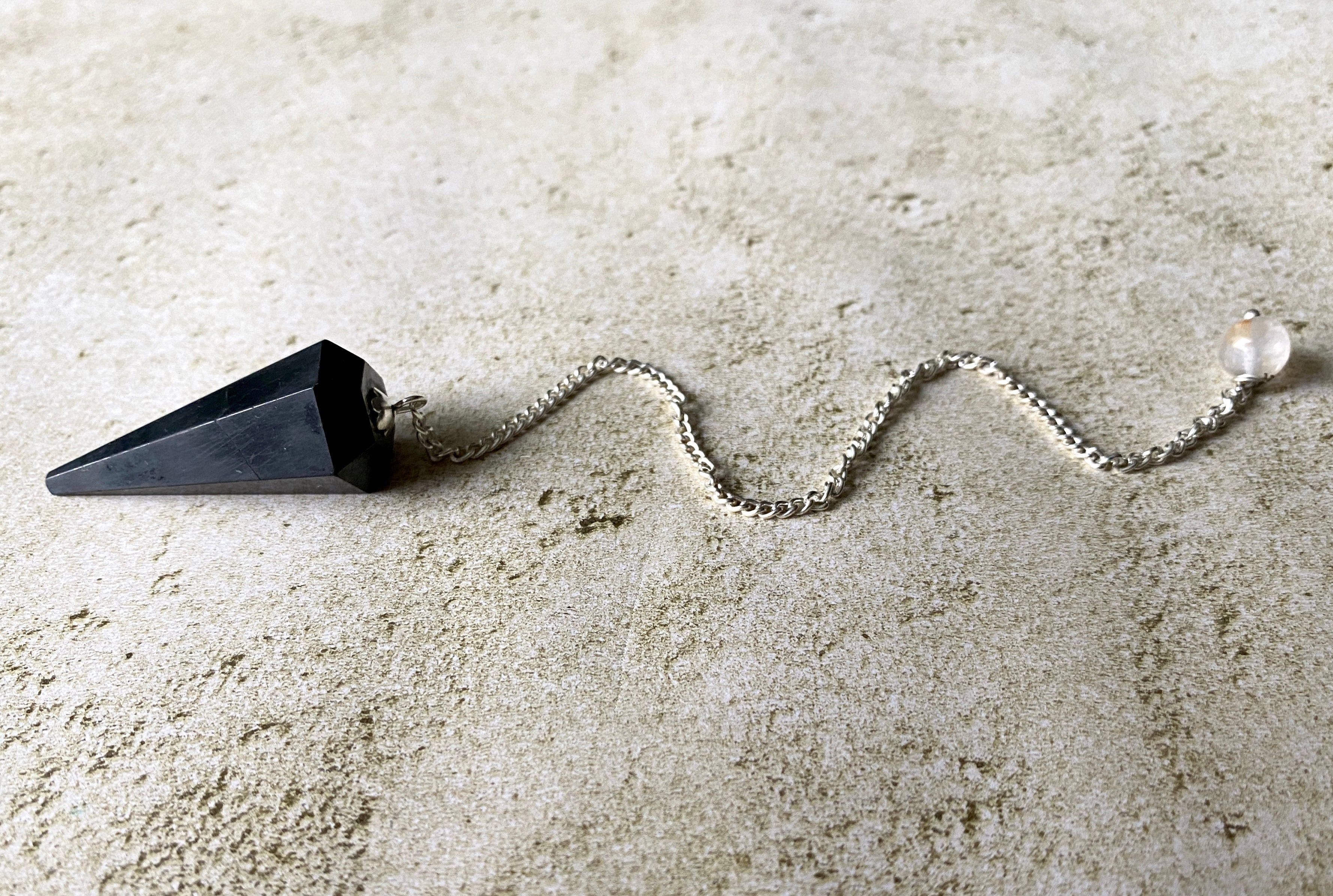 Shungite Pendulum - Divination Tool - New Age Realms