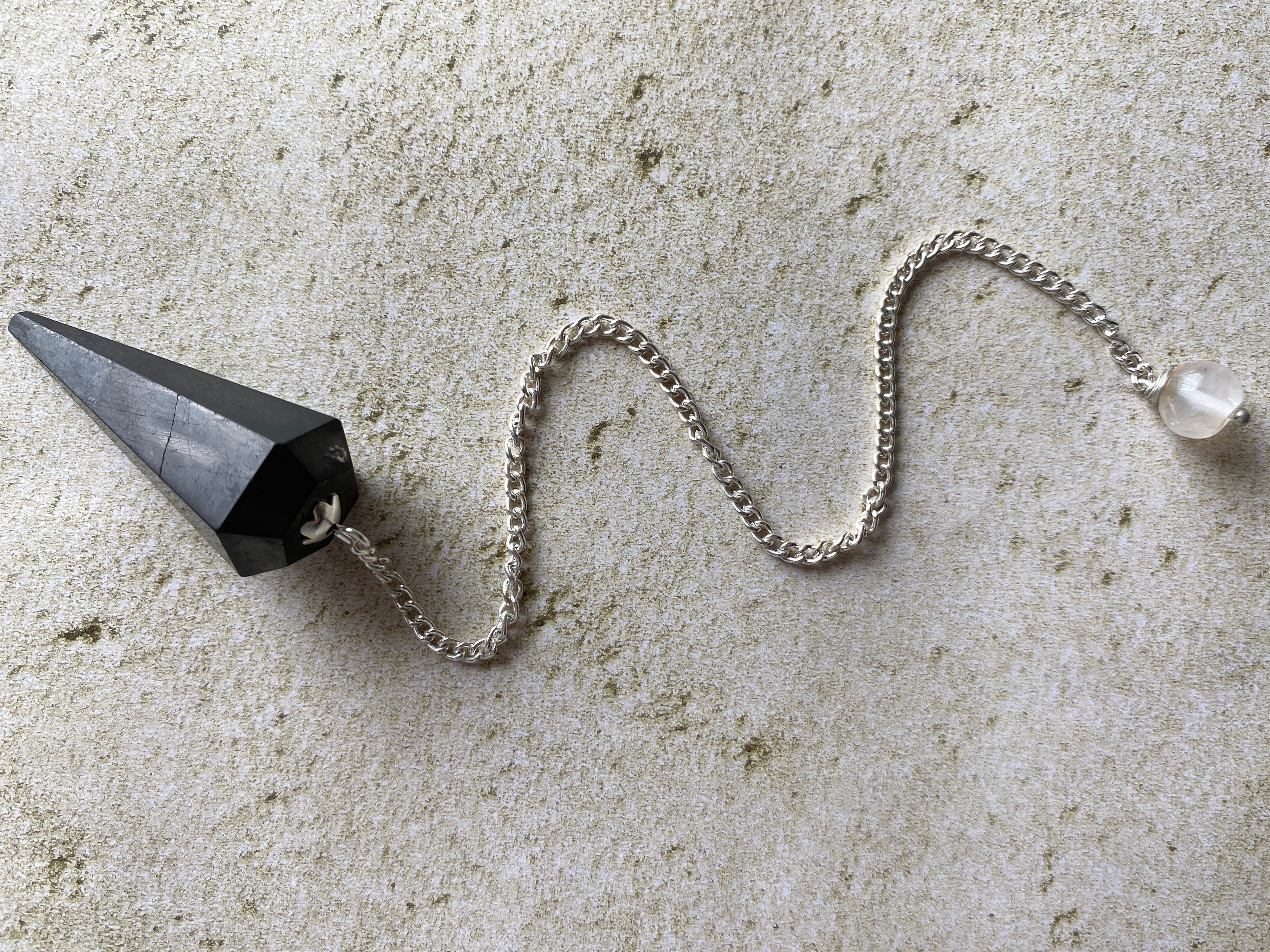 Shungite Pendulum - Divination Tool - New Age Realms