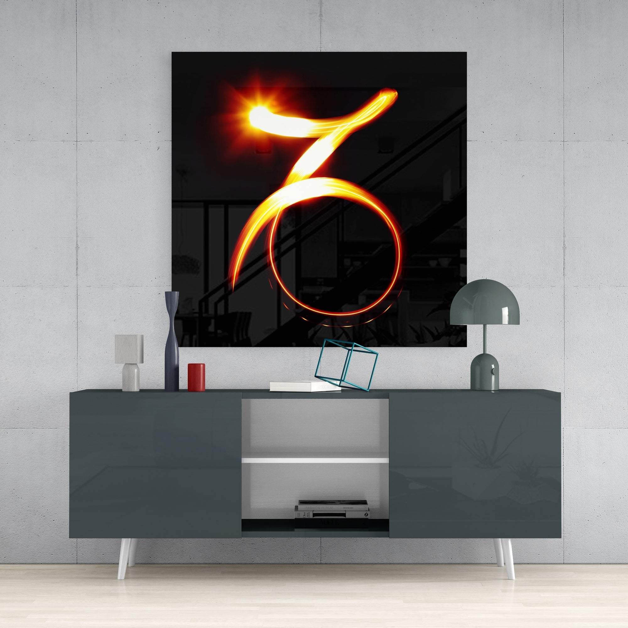 Horoscopes - Capricorn Glass Wall Art - New Age Realms