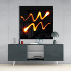 Horoscopes - Aquarius Glass Wall Art - New Age Realms