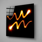 Horoscopes - Aquarius Glass Wall Art - New Age Realms