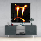 Horoscopes - Gemini Glass Wall Art - New Age Realms
