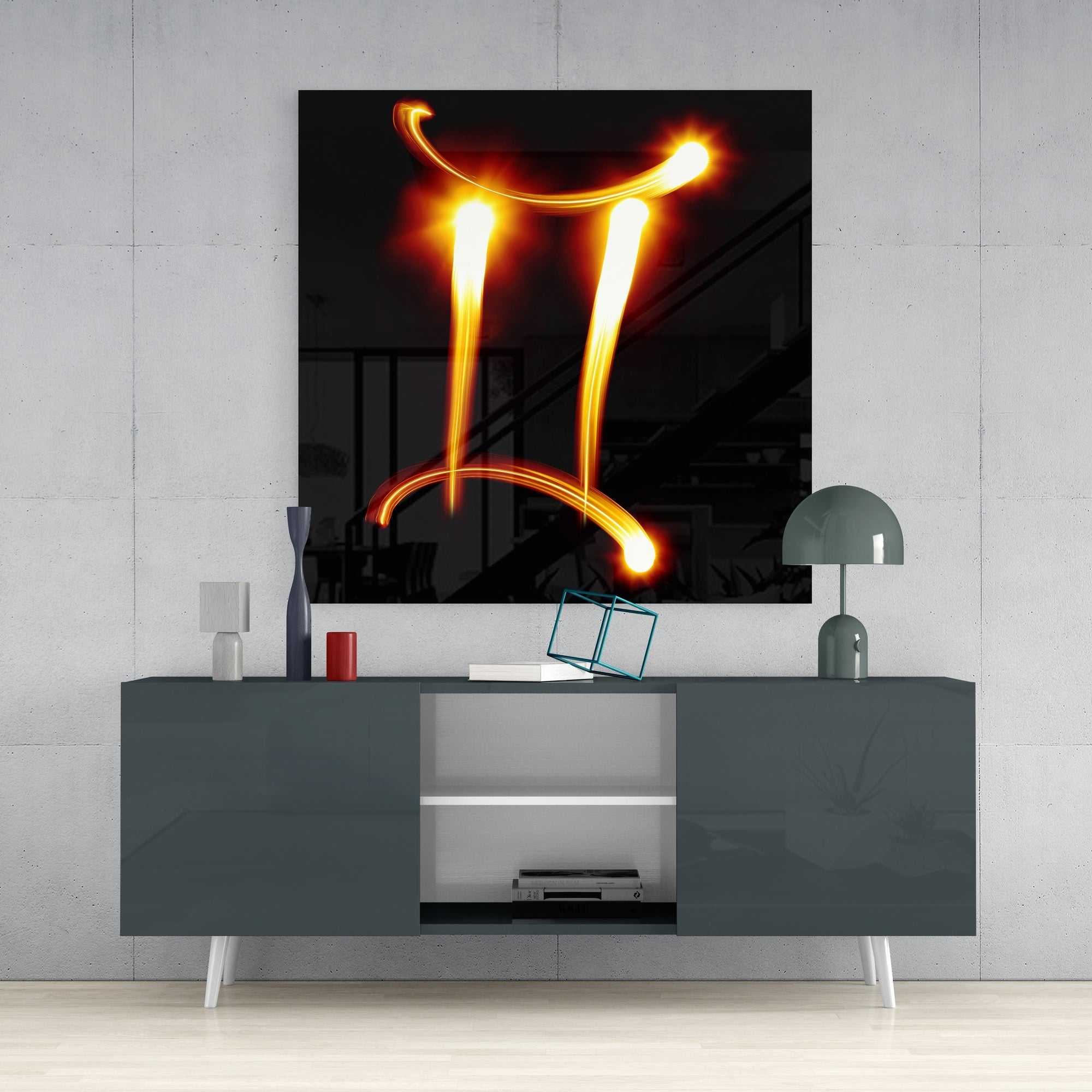 Horoscopes - Gemini Glass Wall Art - New Age Realms