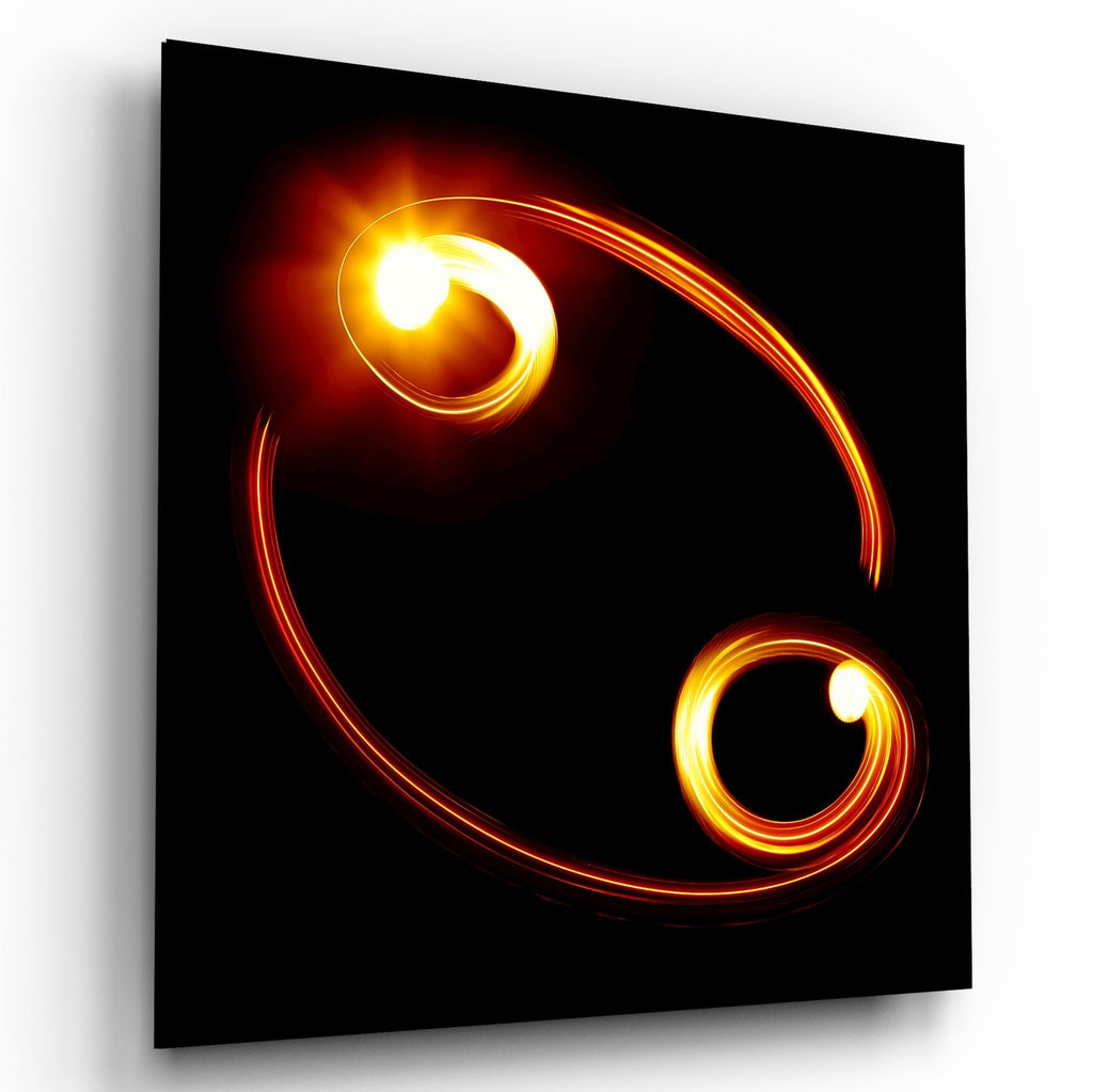 Horoscopes - Cancer Floating Glass Wall Art - New Age Realms