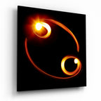 Horoscopes - Cancer Glass Wall Art - New Age Realms