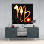 Horoscopes - Virgo Glass Wall Art - New Age Realms