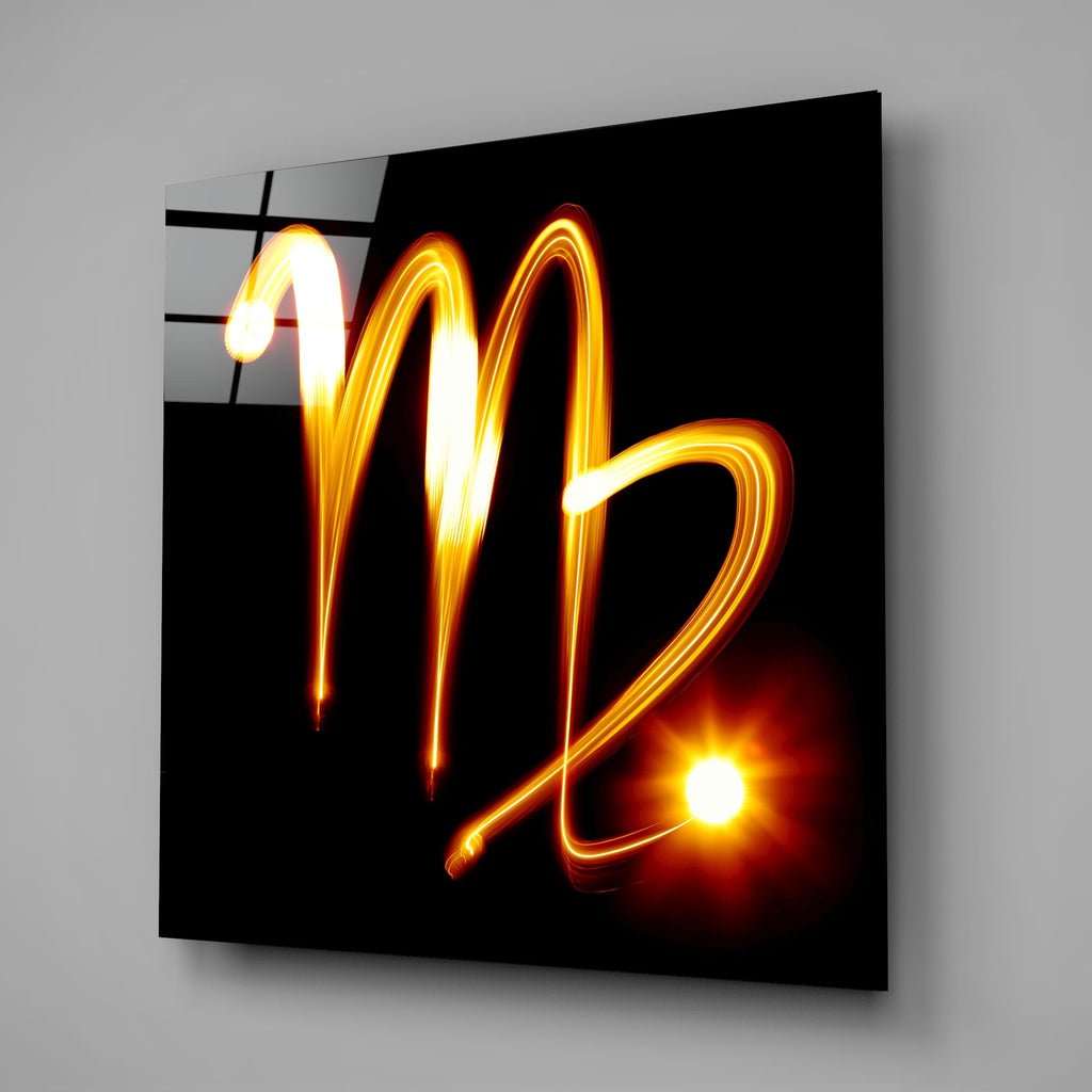 Horoscopes - Virgo Glass Wall Art - New Age Realms