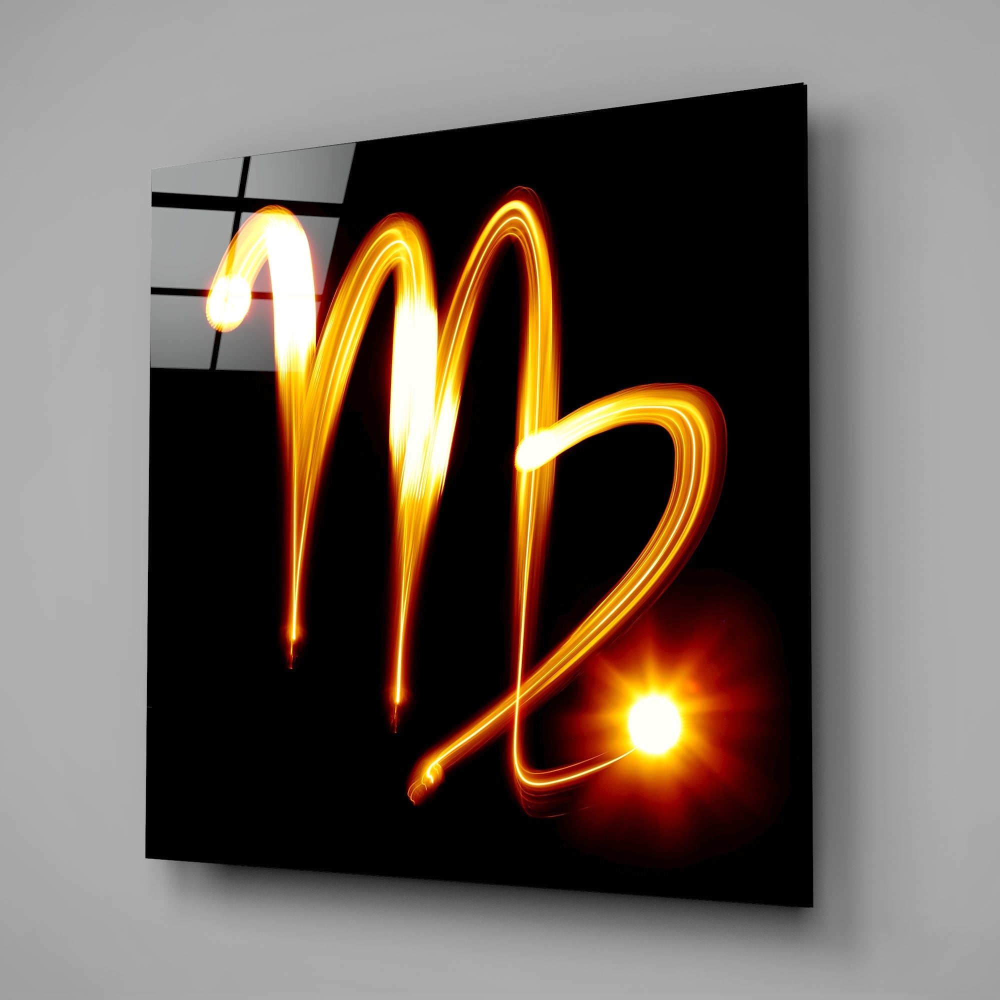 Horoscopes - Virgo Glass Wall Art - New Age Realms