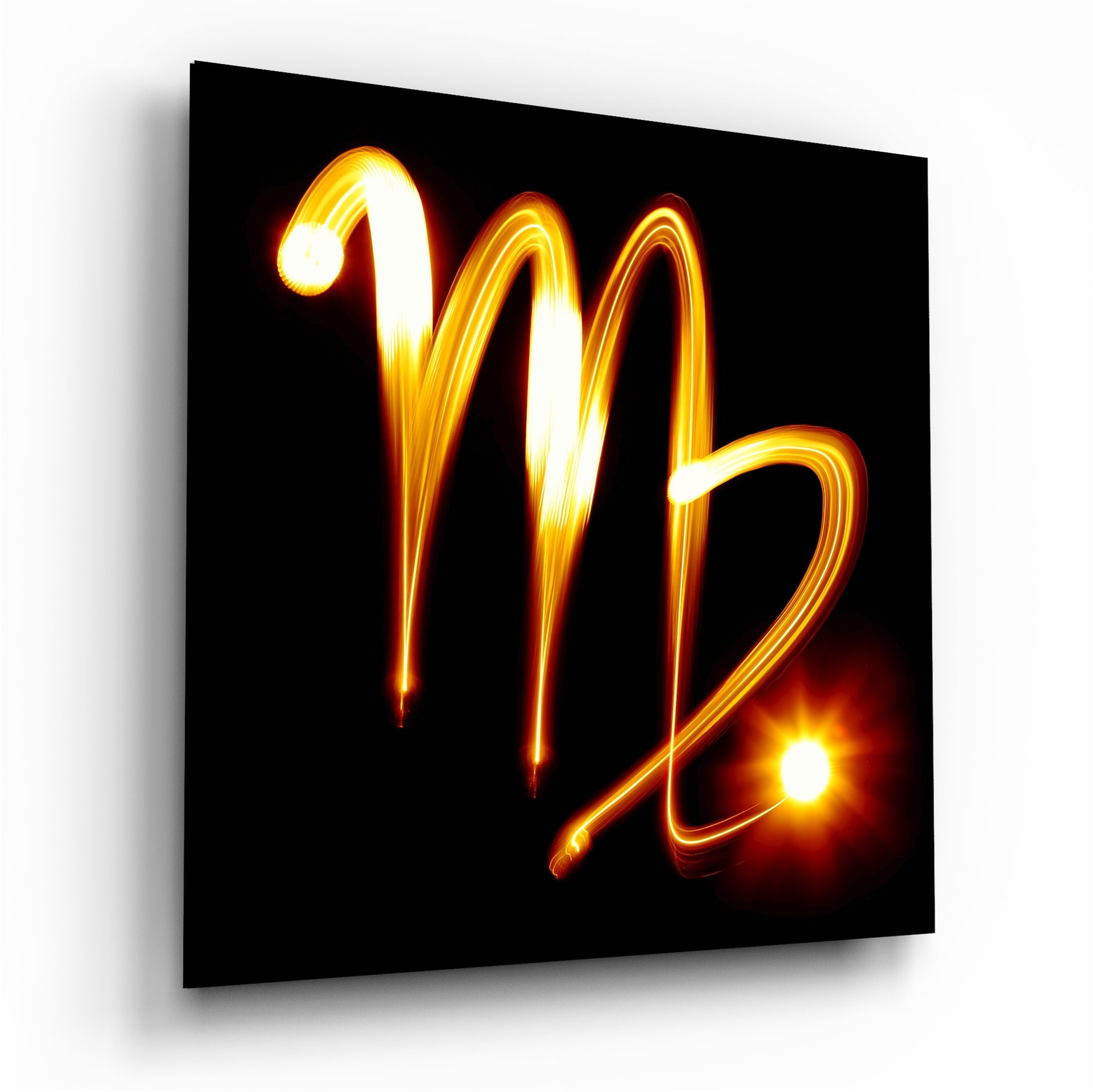 Horoscopes - Virgo Glass Wall Art - New Age Realms