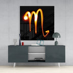 Horoscopes - Scorpio Glass Wall Art - New Age Realms