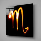 Horoscopes - Scorpio Glass Wall Art - New Age Realms