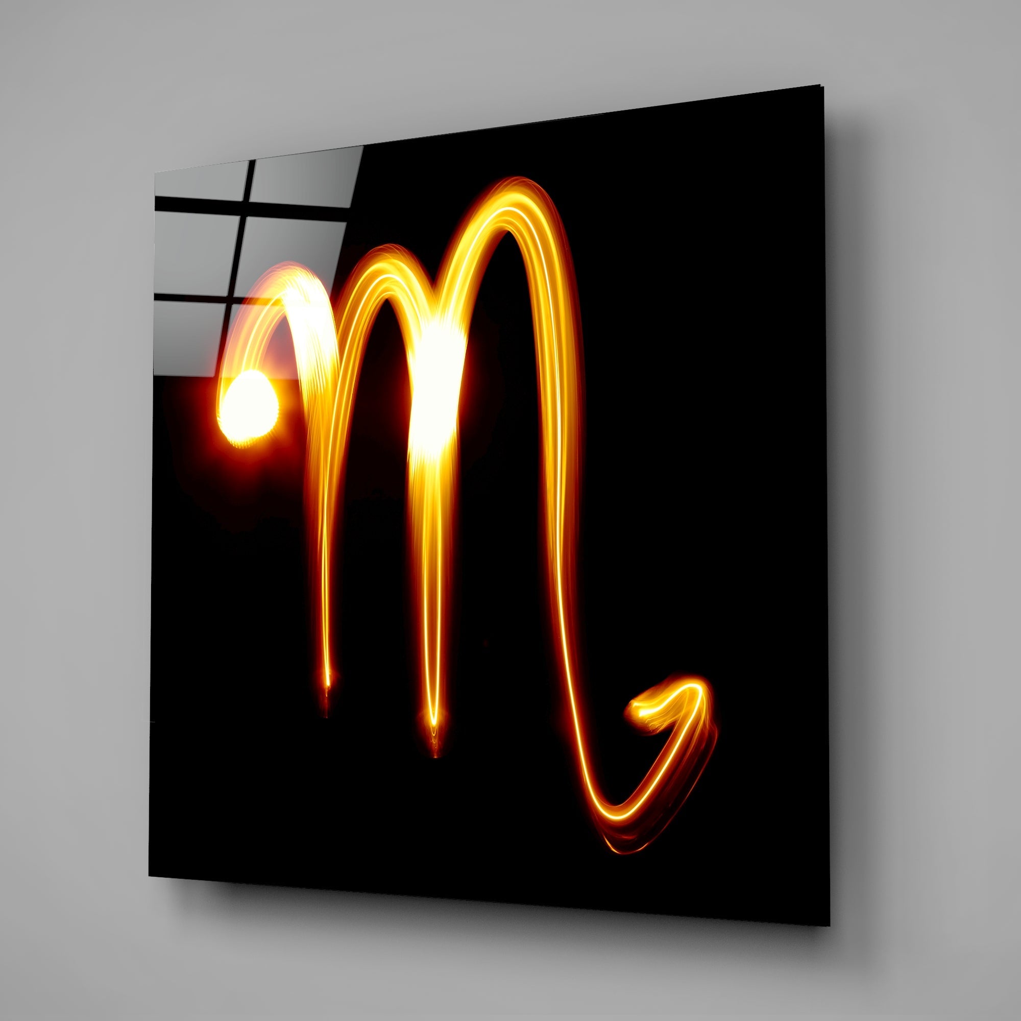 Horoscopes - Scorpio Glass Wall Art - New Age Realms