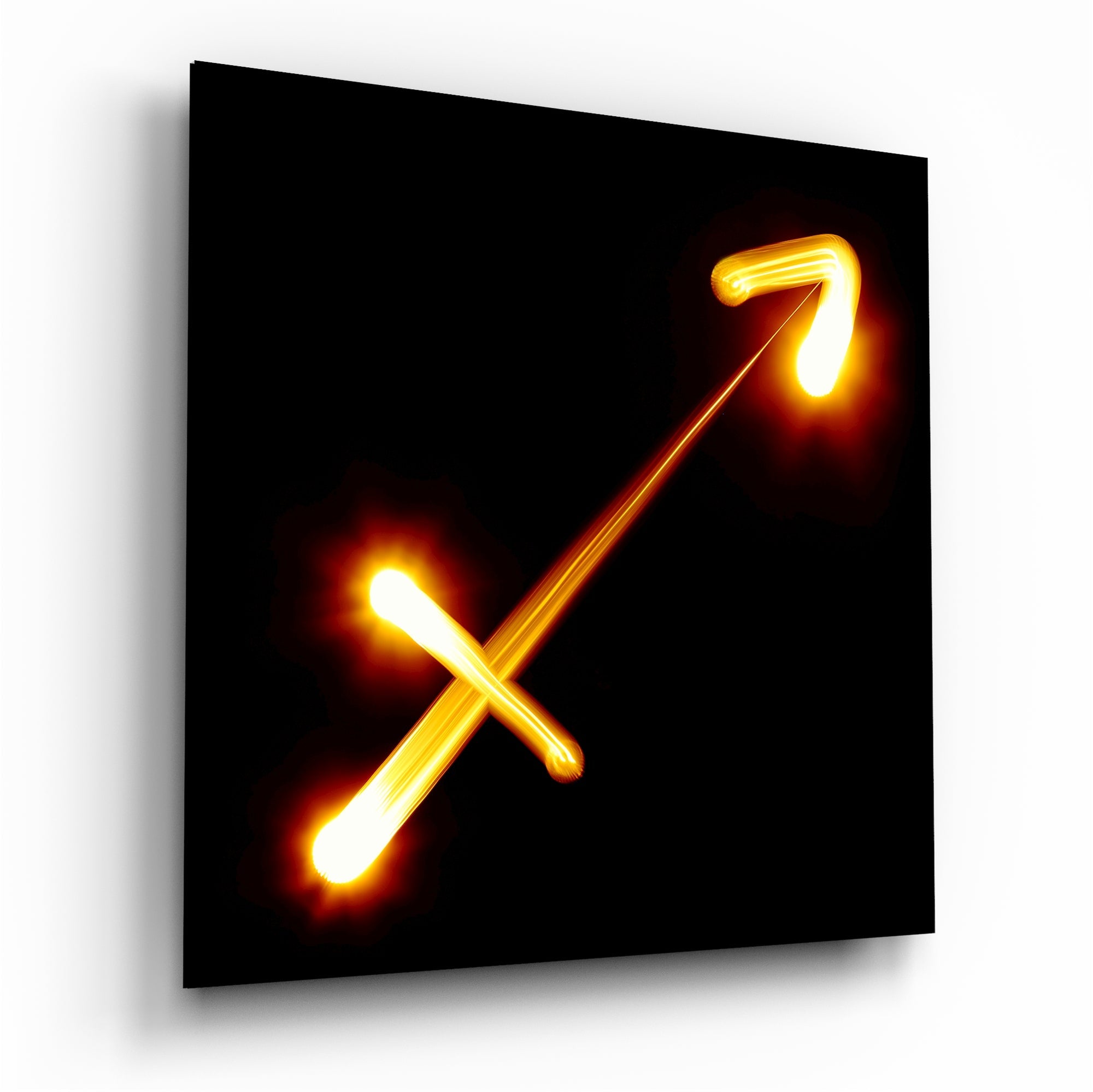 Horoscopes - Sagittarius Glass Wall Art - New Age Realms