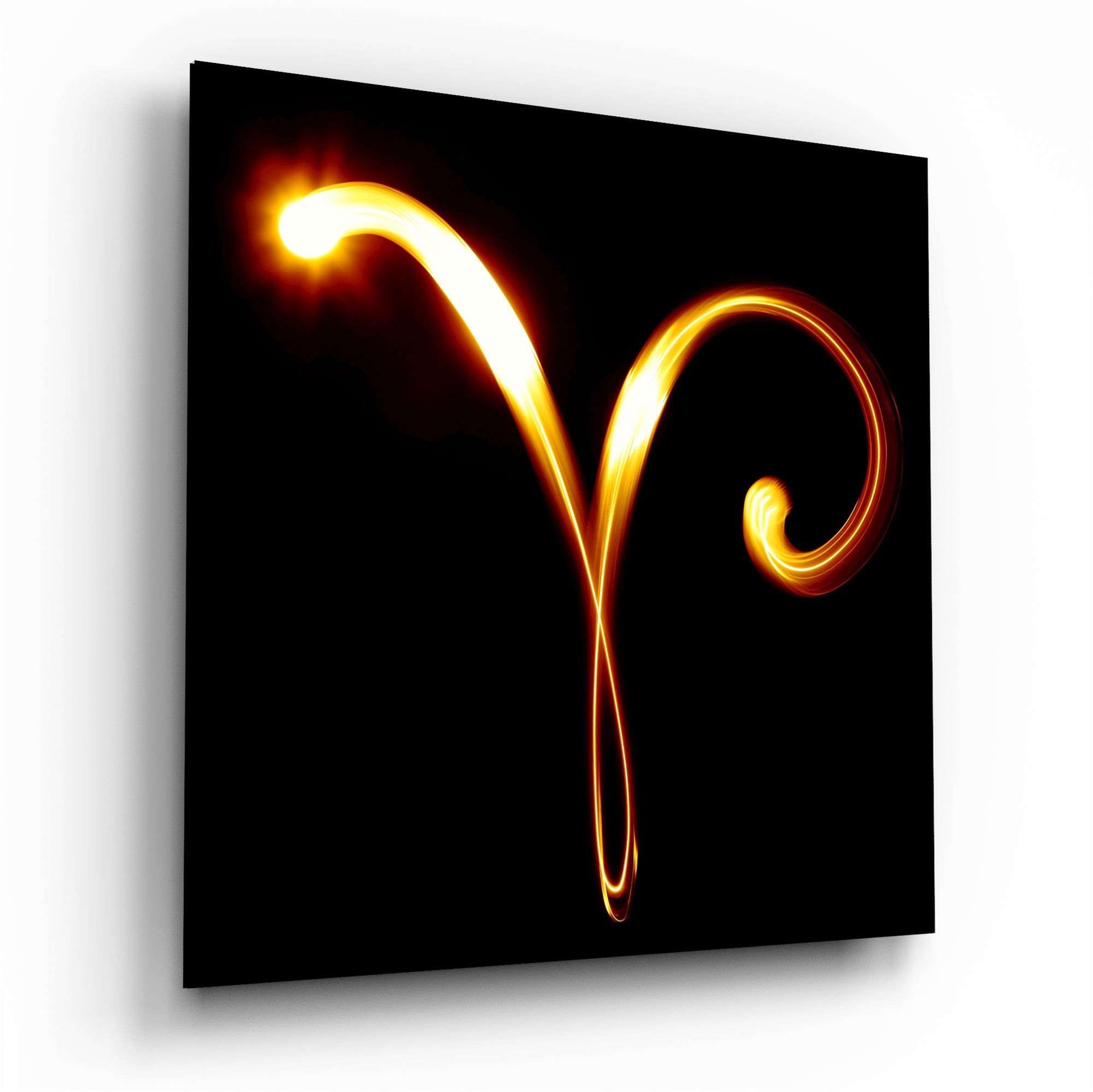 Horoscopes - Aries Glass Wall Art - New Age Realms