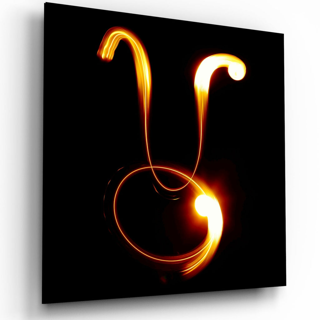 Horoscopes - Taurus Glass Wall Art - New Age Realms