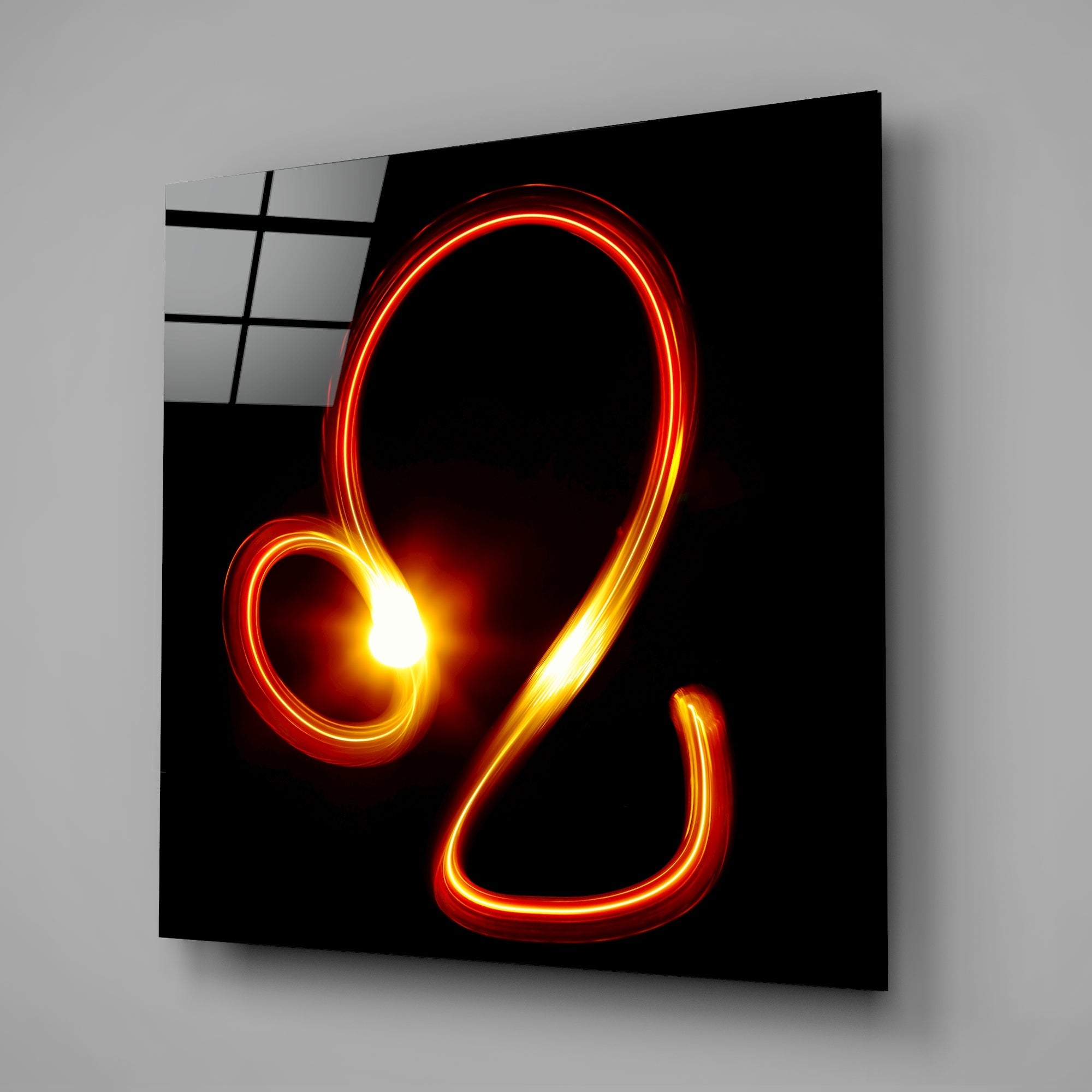 Horoscopes - Leo Glass Wall Art - New Age Realms