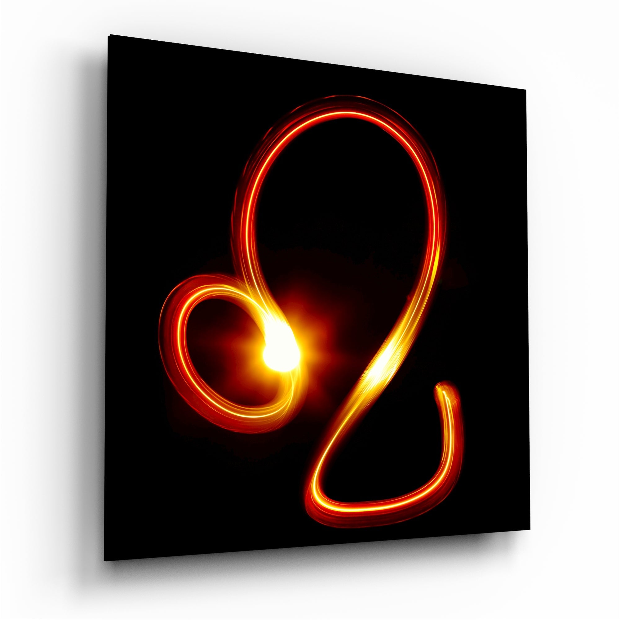 Horoscopes - Leo Glass Wall Art - New Age Realms