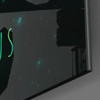 Horoscopes - Aquarius Glass Wall Art - New Age Realms