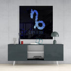 Horoscopes - Capricorn Glass Wall Art - New Age Realms
