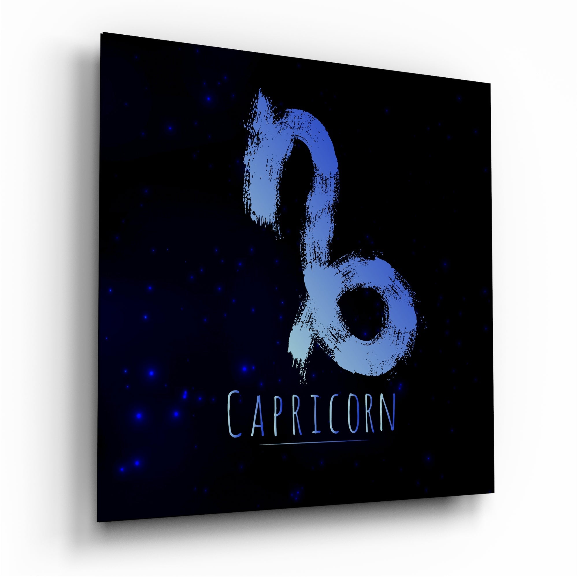 Horoscopes - Capricorn Glass Wall Art - New Age Realms