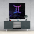 Horoscopes - Gemini Glass Wall Art - New Age Realms