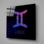 Horoscopes - Gemini Glass Wall Art - New Age Realms