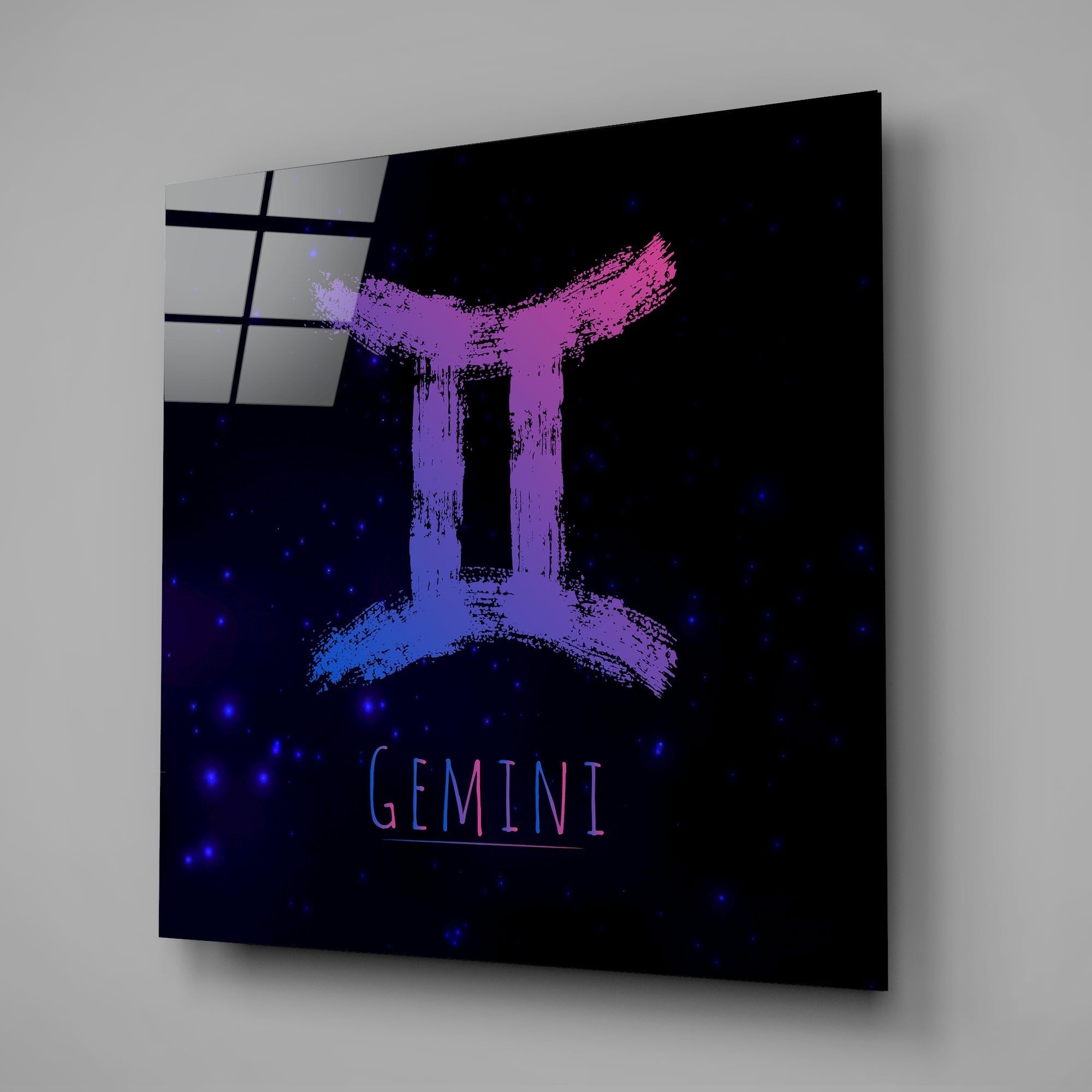 Horoscopes - Gemini Glass Wall Art - New Age Realms