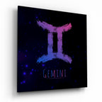 Horoscopes - Gemini Glass Wall Art - New Age Realms